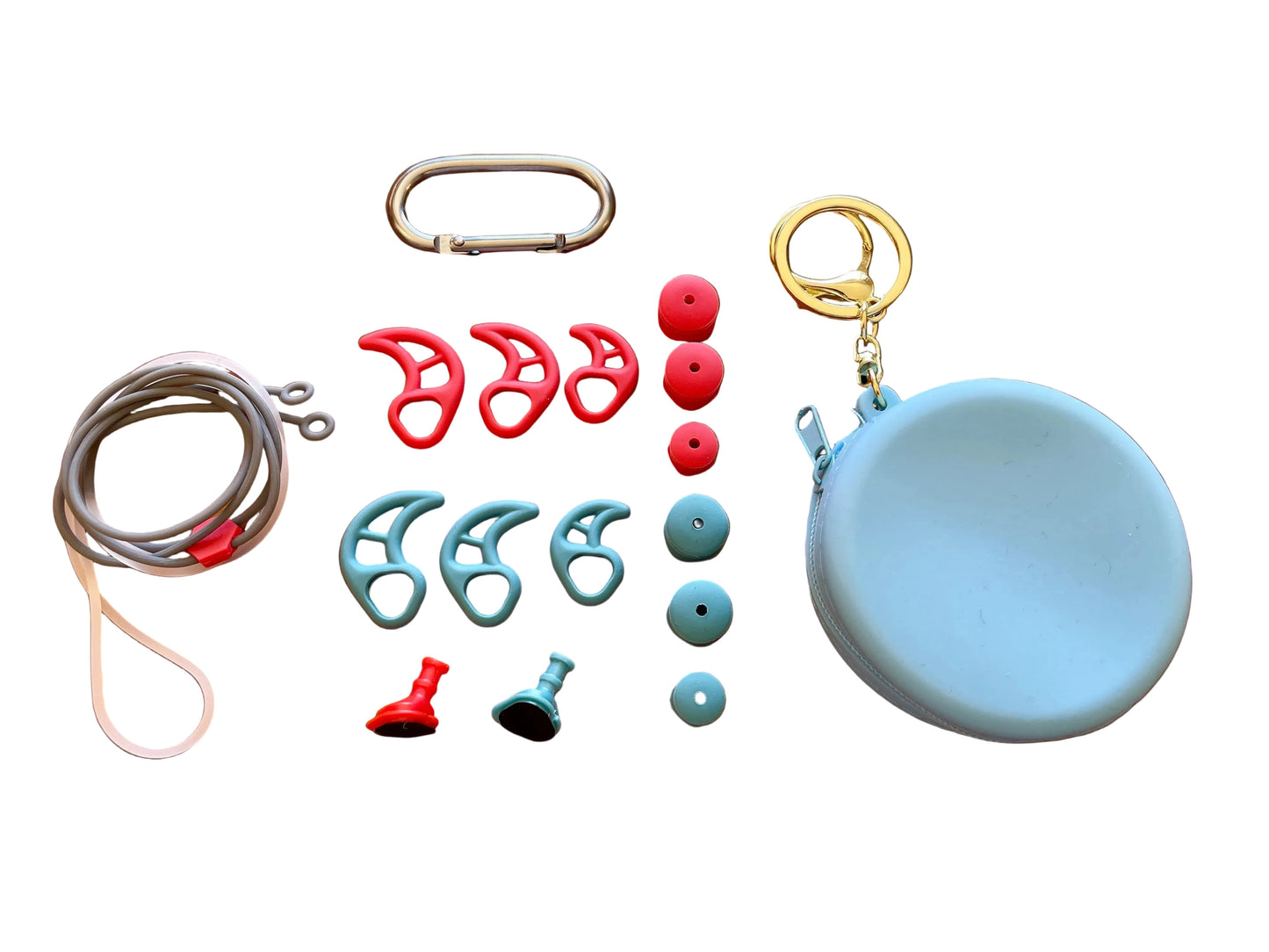 Fresh Ears Red/Blue Variant Earplugs | Ruby Fresh Open Water Swimming