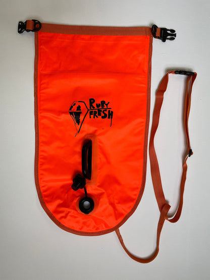 The Shine | The Ruby Fresh Inflatable Safety Tow Buoy | Urgent Orange