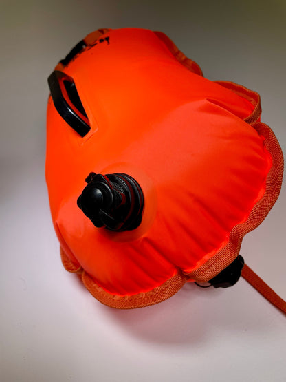 The Shine | The Ruby Fresh Inflatable Safety Tow Buoy | Urgent Orange