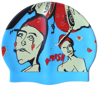 The Noah | Ruby Fresh Custom Swim Cap