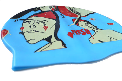 The Noah | Ruby Fresh Custom Swim Cap